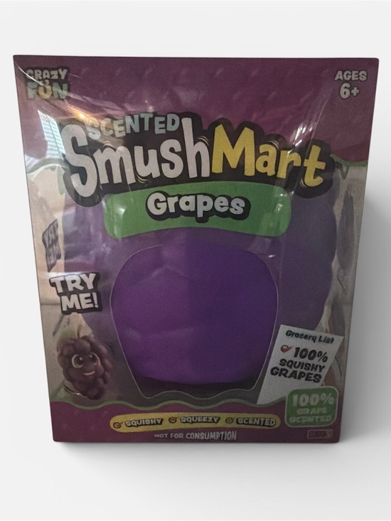 Other - New in Box SmushMart Scented Grape Squishy Toy - Purple